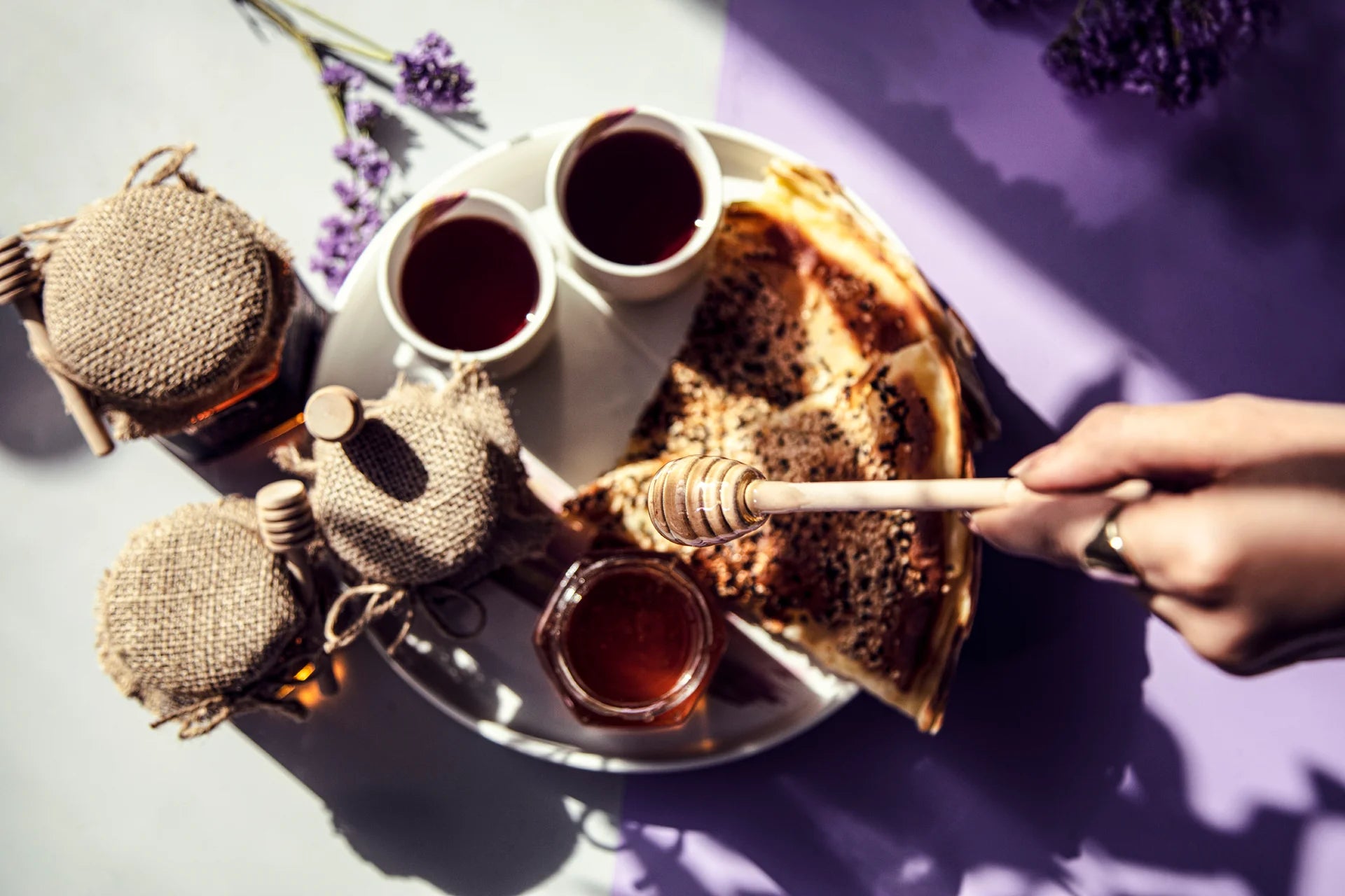 Yemeni Sidr Honey with food